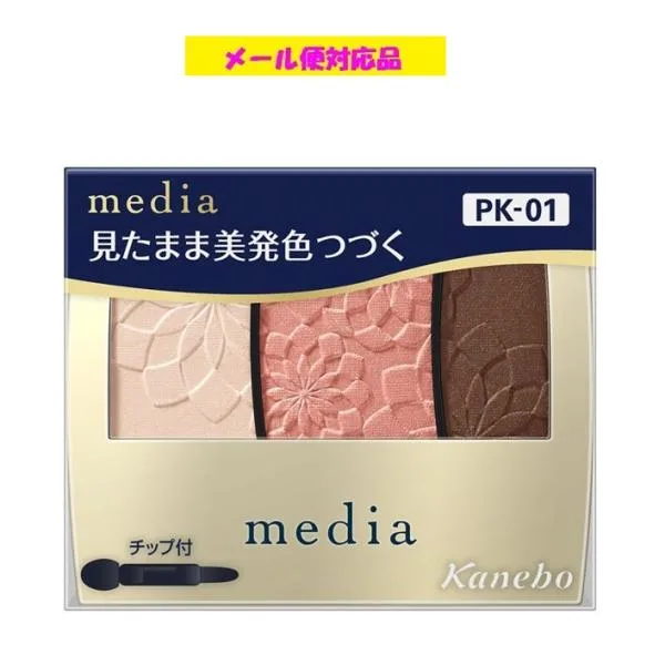 カネボウ メディア グラデカラーアイシャドウN PK-01 3.1g メール便対応品