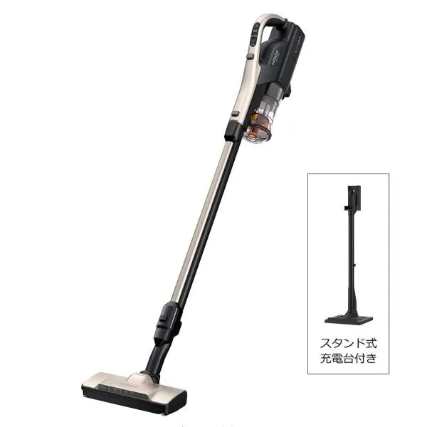 サイクロン掃除機 PV-BL50L N スティッククリーナー 日立 HITACHI コードレス式 ごみくっきりライト 軽量1.4kg 強力吸引 ライトゴールド PV-BL50L-N ◆宅