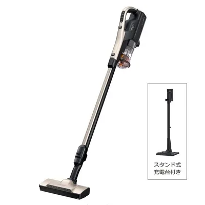 サイクロン掃除機 PV-BL50L N スティッククリーナー 日立 HITACHI コードレス式 ごみくっきりライト 軽量1.4kg 強力吸引 ライトゴールド PV-BL50L-N ◆宅