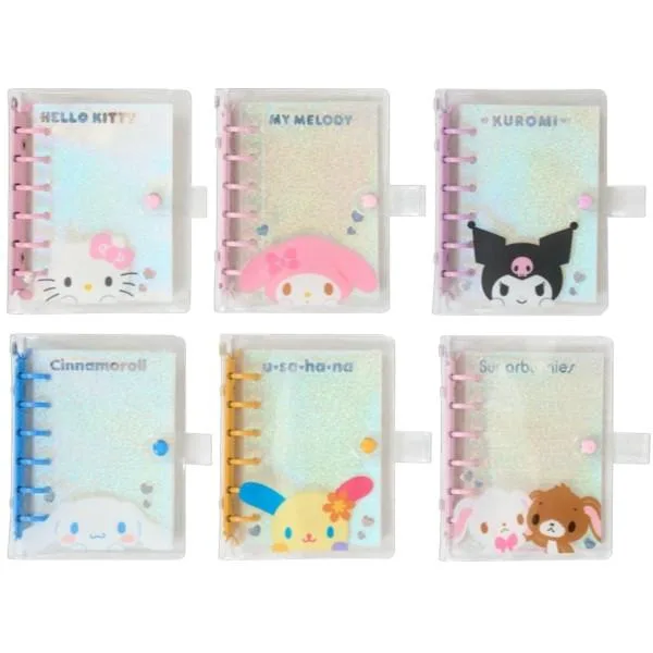 サンリオ(SANRIO) クリアシールバインダー シール帳 ハローキティ マイメロディ クロミ シナモロール ウサハナ シュガーバニーズ 可愛い 6種類