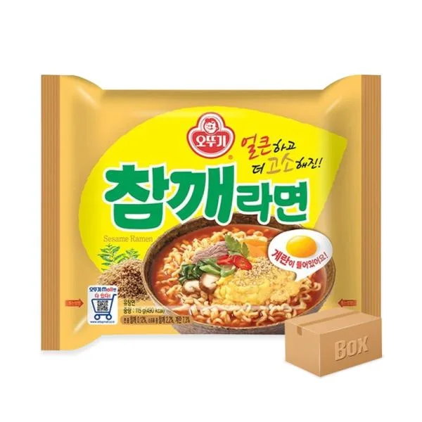 オットギ チャムケラーメン 115g×32袋(1ケース) / ごまラーメン 韓国袋麺 インスタントラーメン