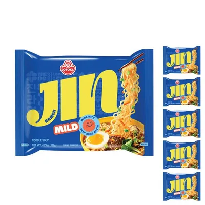 ジンラーメン(マイルド)5袋 / オットギ 韓国ラーメン 韓国食品 インスタントラーメン