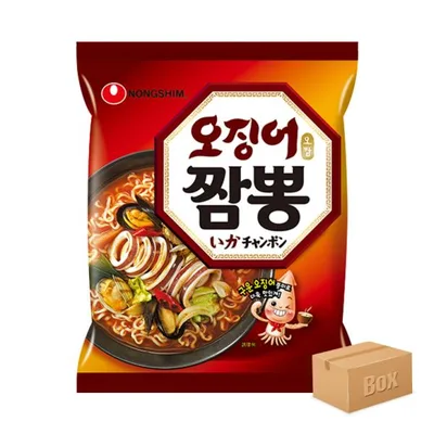 農心 いかチャンポン 袋麺 124g×32袋 / 海鮮ちゃんぽん インスタントラーメン