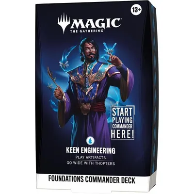 10月2日発売 予約 BOX マジック:ザ・ギャザリング ファウンデーションズ 統率者デッキ Keen Engineering 英語版 MTG トレカ ウィザーズ・オブ・ザ・コースト FR