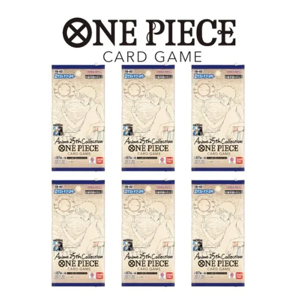 レビュー特典あり 6パック エクストラブースター Anime25th collection EB-02 バンダイ ONE PIECEカードゲーム BANDAI BOX ワンピース