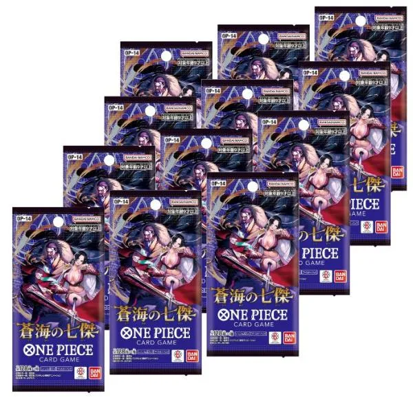 12パック ばら売り 新品未開封 ブースターパック 蒼海の七傑 OP-14 ONE PIECE カードゲーム ワンピース ボックス バンダイ BANDAI