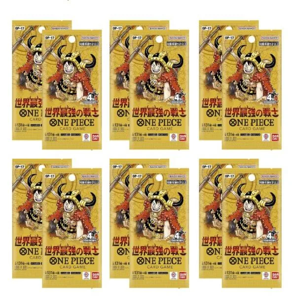 2026年8月22日発売 予約 12パック ばら売り レビュー特典あり ONE PIECEカードゲーム 世界最強の戦士 OP-17 BOX 24パック入り ワンピース バンダイ BANDAI
