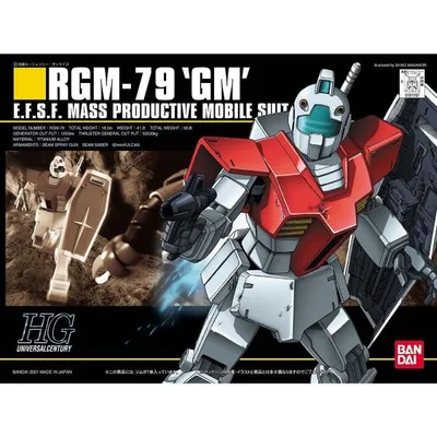 新品 バンダイ HGUC 1/144 機動戦士ガンダム RGM-79 ジム プラモデル