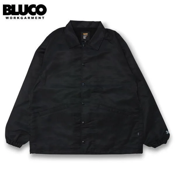 BLUCO/ブルコ STANDARD COACH JACKET/コーチジャケット 165-31-067・BLACK