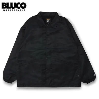 BLUCO/ブルコ STANDARD COACH JACKET/コーチジャケット 165-31-067・BLACK