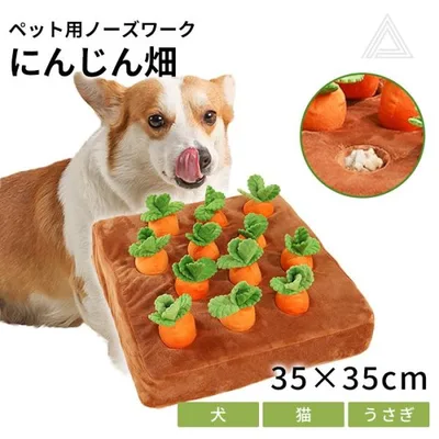 Pet Dog Nose Work Educational Toy Carrot Field Dog Carrot Pet Toy Pet Supplies Stuffed Carrot Popular on SNS Dog Cat Cat KM796G