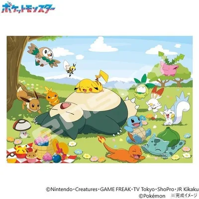ポケットモンスター ジグソーパズル 108ラージピース ぽかぽかのんびりタイム 108-L762