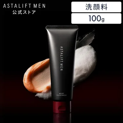 アスタリフト メン モイストクリアウォッシュ 100g ASTALIFT 公式 洗顔 洗顔料 洗顔フォーム メンズ 男性 メンズコスメ スキンケア ASTALIFT MEN 富士フイルム