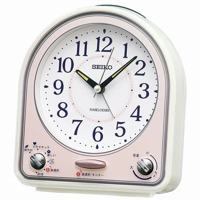 SEIKO セイコーメロディアラーム目覚まし時計 QM750P