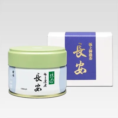 宇治抹茶 丸久小山園 長安 ちょうあん 20g缶入 抹茶 極上御濃茶 濃茶用 薄茶用 賞味期限27.03.09