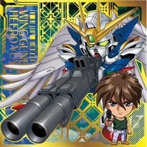 MG6-13 ウイングガンダムゼロ(EW)&ヒイロ・ユイ UR にふぉるめーしょん 機動戦士ガンダム シールウエハースvol.6 〜決別の鬨〜