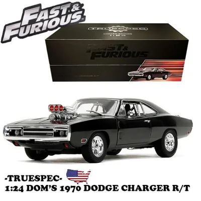 ワイルドスピード ミニカー ダッジ チャージャー 1/24 特別精密モデル ワイスピ 車 ダイキャストカー JADA TOYS DOM's 1970 DODGE CHARGER R/T 車