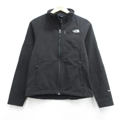 古着 ノースフェイス THE NORTH FACE 長袖 フルジップ レディース ジャケット TNF APEX ブラック 26oct02