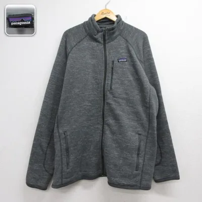 XL/古着 パタゴニア patagonia 長袖 ジャケット フルジップ メンズ ベターセーター ポリエステル グレー 霜降り 26sep10