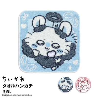 ちいかわ タオル タオルハンカチ モモンガ 古本屋 カニ 仮装 キャラクター雑貨 かわいい プレゼント ギフト ペア コレクション インテリ