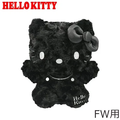 【送料無料】ハローキティ ゴルフ ヘッドカバー フェアウェイウッド用 ブラックver. KTFH002 サンリオ sanrio キャラクターグッズ