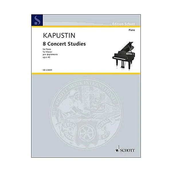 楽譜 カプースチン/8つの演奏会用練習曲 Op. 40(ED22659/ピアノのための/輸入楽譜(SW)/在庫:)