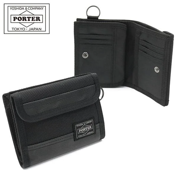 ポーター ヒート ウォレット 703-07887 二つ折り財布 財布 吉田カバン PORTER HEAT メンズ WALLET 折り財布 ナイロン 薄い ファスナー 日本製