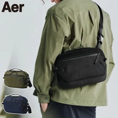 最大41%★10/11限定 エアー ボディバッグ メンズ レディース ブランド Aer かっこいい 横型 スリングバッグ 斜めがけ Travel Collection Day Sling 4 Max
