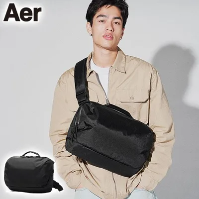 最大42%★8/23迄 特典付 エアー ボディバッグ メンズ Aer 防水 軽い 軽量 小さめ ショルダーバッグ 斜めがけバッグ ノートPC B5 9L Tech Sling 3 X-Pac
