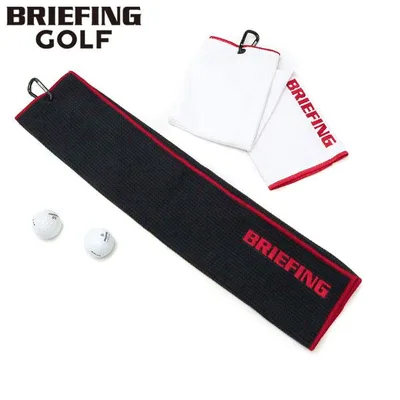 最大50%★10/15〜 日本正規品 ブリーフィング ゴルフ タオル BRIEFING GOLF フック ギフト スポーツタオル フェイスタオル ワッフルタオル 薄手 BRG241A15