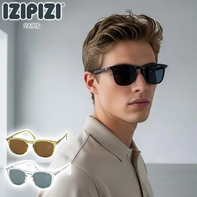最大50%★10/11限定 正規取扱店IZIPIZI サングラス メンズ レディース スポーツ イジピジ UVカット イジピジ ブランド UV 紫外線カット ウェリントン Sun #E