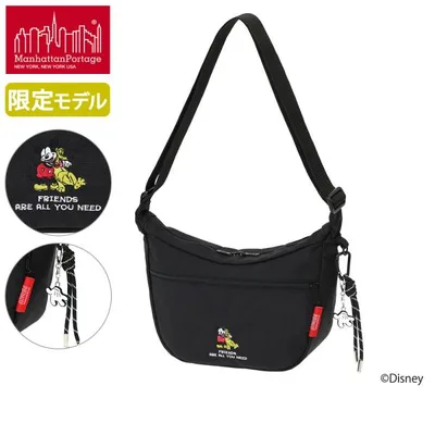 最大50%★10/11限定 日本正規品 マンハッタンポーテージ ショルダーバッグ Manhattan Portage ミッキー プルート MICKEY 26 DUET SHOULDER BAG MP2409MIC26