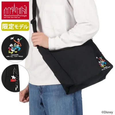 最大50%★10/11限定 日本正規品 マンハッタンポーテージ ショルダーバッグ Manhattan Portage ディズニー ブランド 数量限定 撥水 MICKEY 26 MP6041MIC26