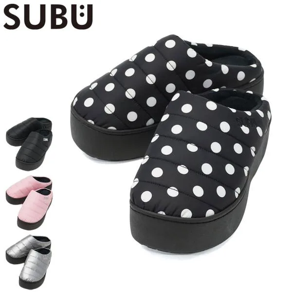 最大50%★10/15〜 正規取扱店 SUBU サンダル メンズ レディース 厚底 冬 秋冬 スブ ブランド おしゃれ かわいい スリッパ シンプル 外履き PLATFORM SB060