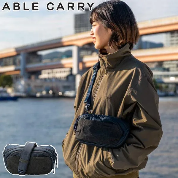 最大41%★10/11限定 日本正規品 ABLE CARRY ショルダーバッグ メンズ レディース ナイロン エイブルキャリー Core Sling Cordura re/cor Ripstop 210D