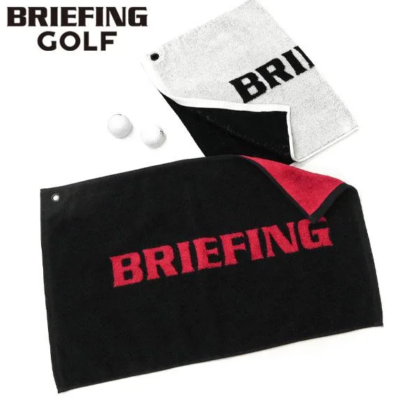 最大50%★10/15〜 日本正規品 ブリーフィング ゴルフ タオル BRIEFING GOLF ギフト スポーツタオル フェイスタオル ロゴ 吸水 速乾 綿 コットン BRG241A16