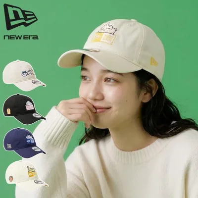 最大42%★8/23迄 正規取扱店 ニューエラ キャップ レディース メンズ 深め NEW ERA NEWERA コラボキャップ 帽子 アジャスター 刺繍 綿 9TWENTY ちいかわ