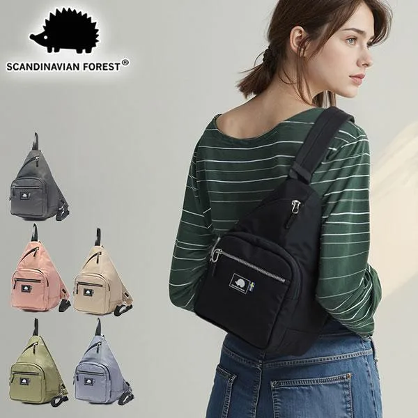 最大50%★10/11限定 スカンジナビアンフォレスト ボディバッグ レディース SCANDINAVIAN FOREST バッグ 軽量 撥水 A5 ワンショルダーリュック 251-KESF308