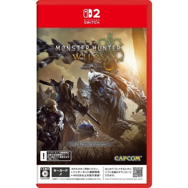 【発売日前日出荷・新品】Nintendo Switch 2 (初回特典付)モンスターハンターワイルズ デラックスエディション (12月4日発売)020254