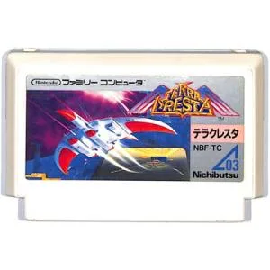 ファミコン テラクレスタ 裏面シールに書込み跡あり(ソフトのみ) FC 【中古】