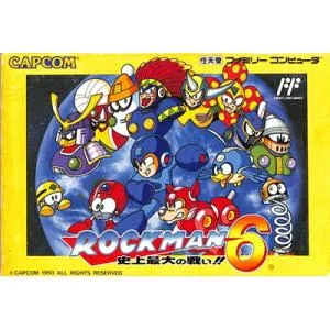 ファミコン ロックマン6(箱・説明書あり) FC【中古】