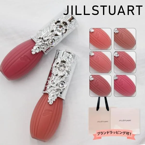 ジルスチュアート リップ&チーク ブルーミングシフォン 01 peony romance 10ml コーラルピンク リップ チーク 口紅 頬紅 2WAY ソフトマット JILL STUART