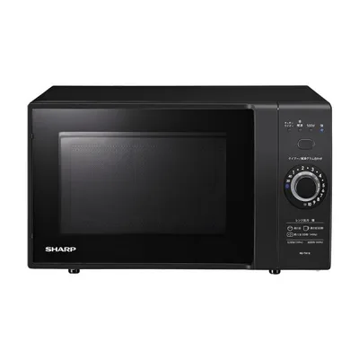 シャープ SHARP 電子レンジ ブラック系 18L ターンテーブル ヘルツフリー RE-TM18-B