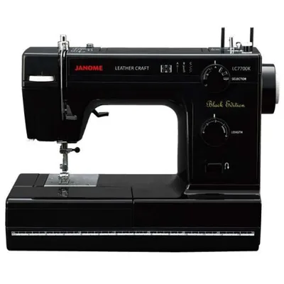 ジャノメ JANOME クラフト電動ミシン Black Edition LC7700K