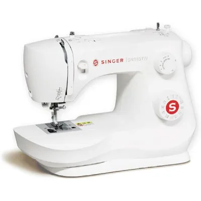 シンガー SINGER 電動ミシン フットコントローラー標準装備 ホワイト 初心者 SN1851W