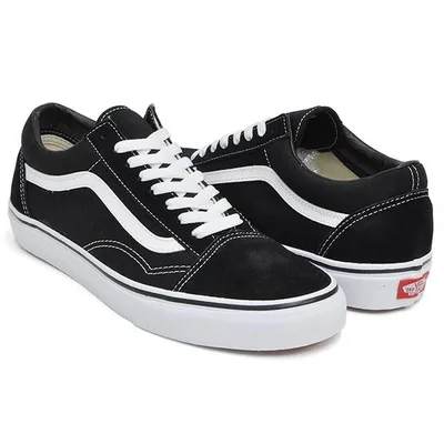 【並行輸入品】VANS OLD SKOOL 【バンズ オールドスクール】 BLACK / WHITE