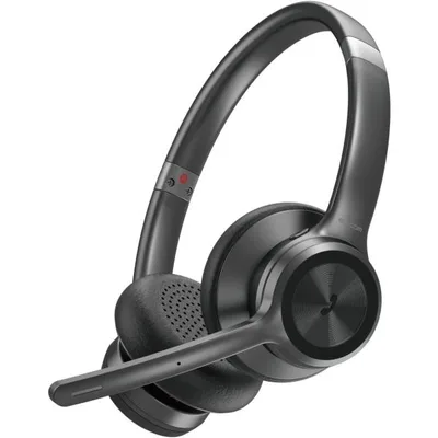 エレコム ワイヤレスヘッドセット Bluetooth 有線 ノイズリダクション機能付き ミュートボタン付き ブラック LBT-HSOH20BK