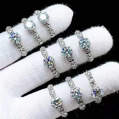 PROME 天然石 特別仕様品・限定品・再入荷不可・モアサナイト・白銅指輪・フリーサイズ・P10750