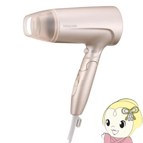 ヘアドライヤー TESCOM テスコム ピンク マイナスイオン ヘアードライヤー TD460B-P