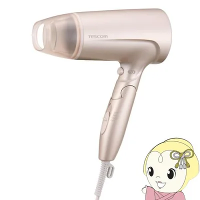 ヘアドライヤー TESCOM テスコム ピンク マイナスイオン ヘアードライヤー TD460B-P